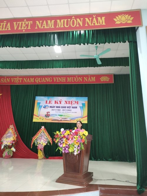 Tỏ chức kỷ niệm 20/11, 40 năm ngày nhà giáo Việt Nam